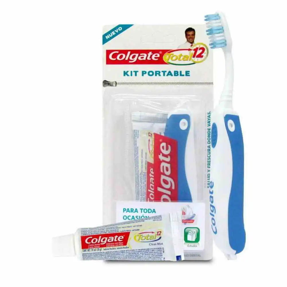 COLGATE KIT PORTABLE TOTAL12(CEP.PLEGABLE+CRE X30)