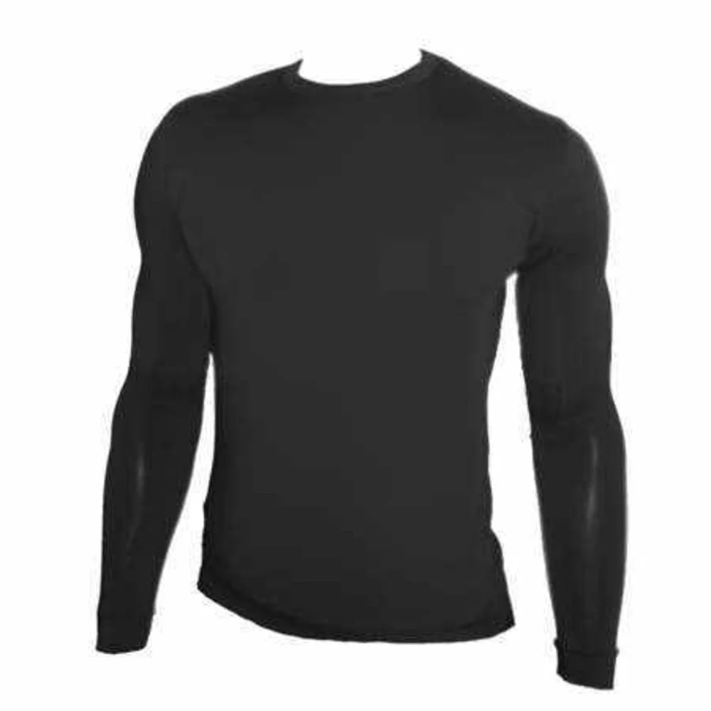 REMERA TERMICA PESADA- M/LARGA - TALLE M - NEGRO (ALFEST SPORT)