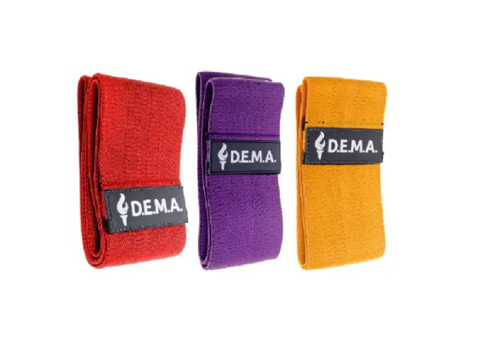 BANDA CIRCULAR ELASTICA MOD.1 LILA- AMARILLO-ROJO PACK X 3 UNIDADES D-BT-1