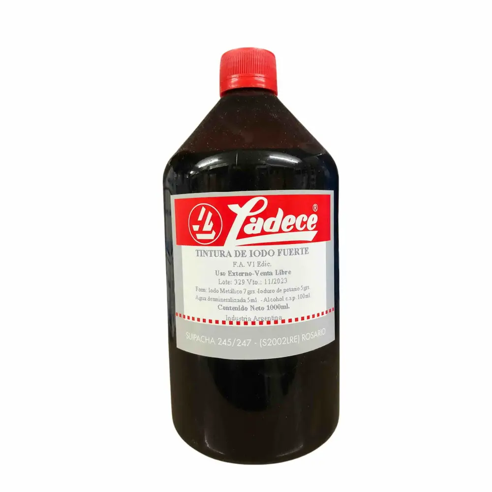TINTURA DE IODO FUERTE X 1LT (LADECE)