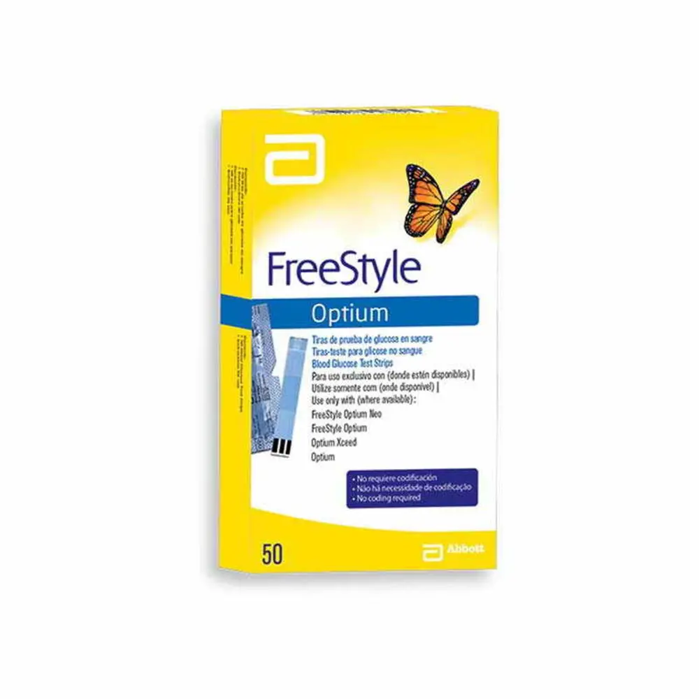 OPTIUM FREESTYLE X 50 TIRAS