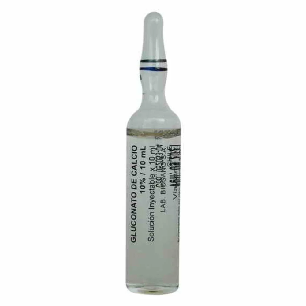 GLUCONATO DE CALCIO 10% AMP X 10 ML - I V -  DRAWER - C5