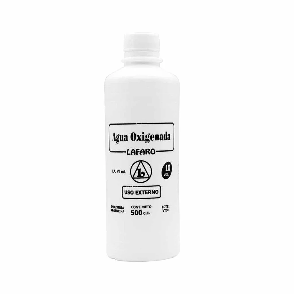 AGUA OXIGENADA 10 VOL X 500 ML LAFARO