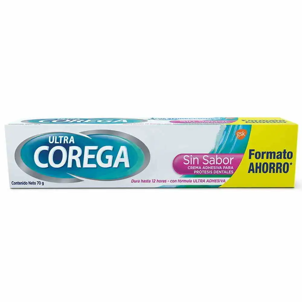 ULTRA COREGA SIN SABOR CRE.ADH.X70GRS