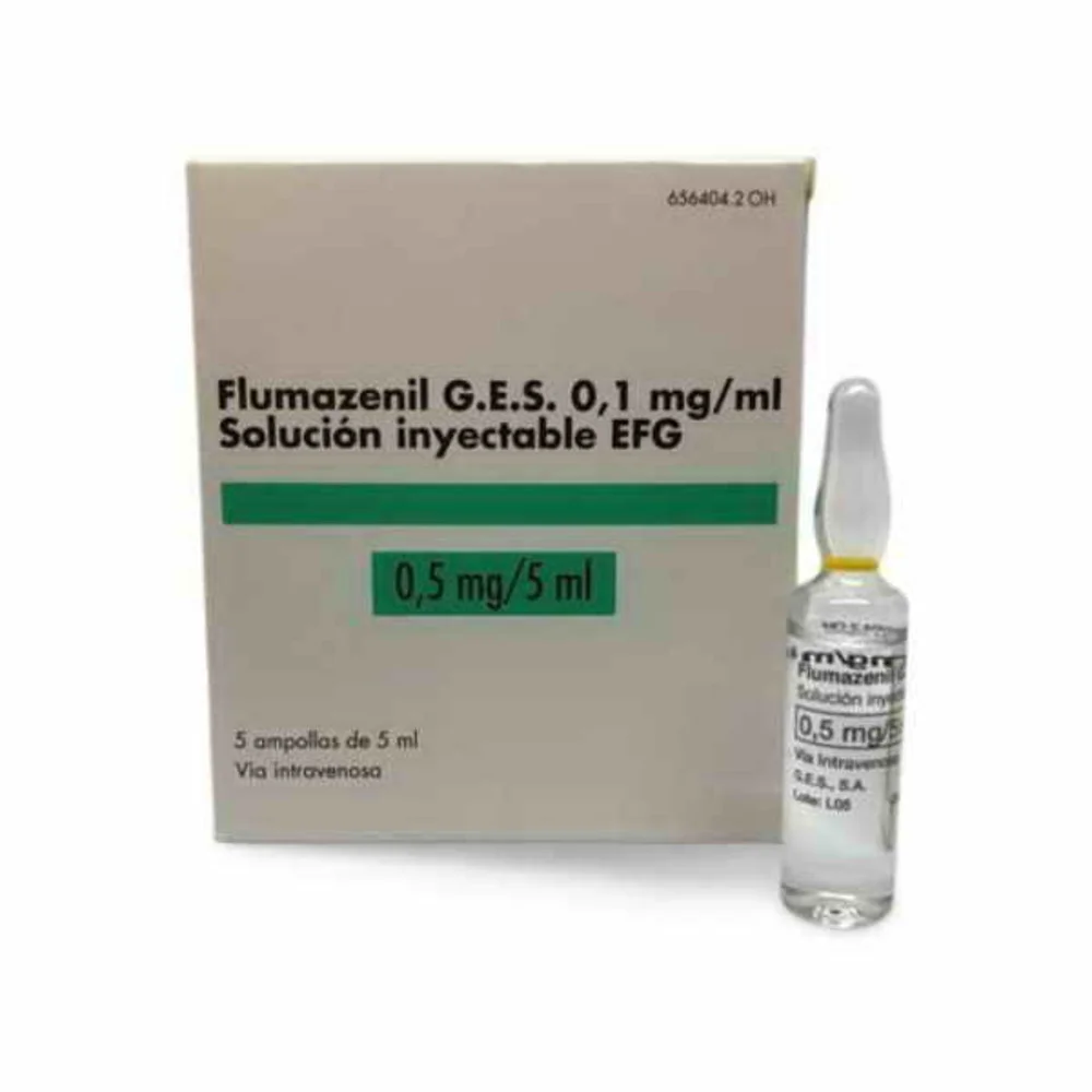 FLUMAZENIL 0,5MG/5ML X 50 AMPOLLAS - TRAZADO - (GOBBI) - D1