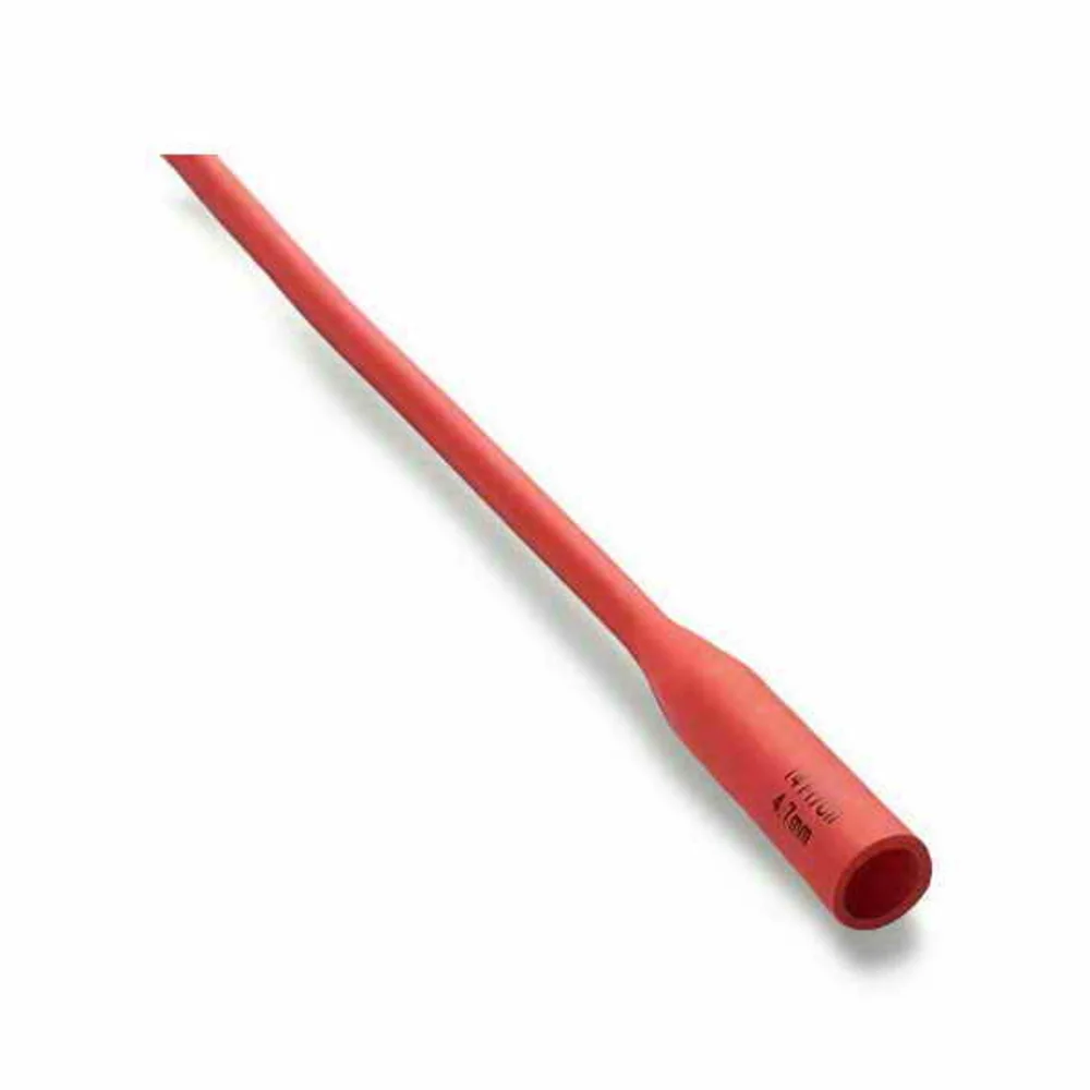 SONDA NELATON DE GOMA ROJA Nº 18 X UNIDAD