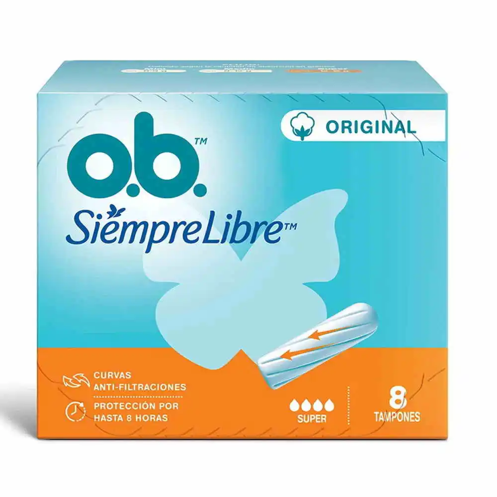 OB SUPER                          TAMPONES X8-556
