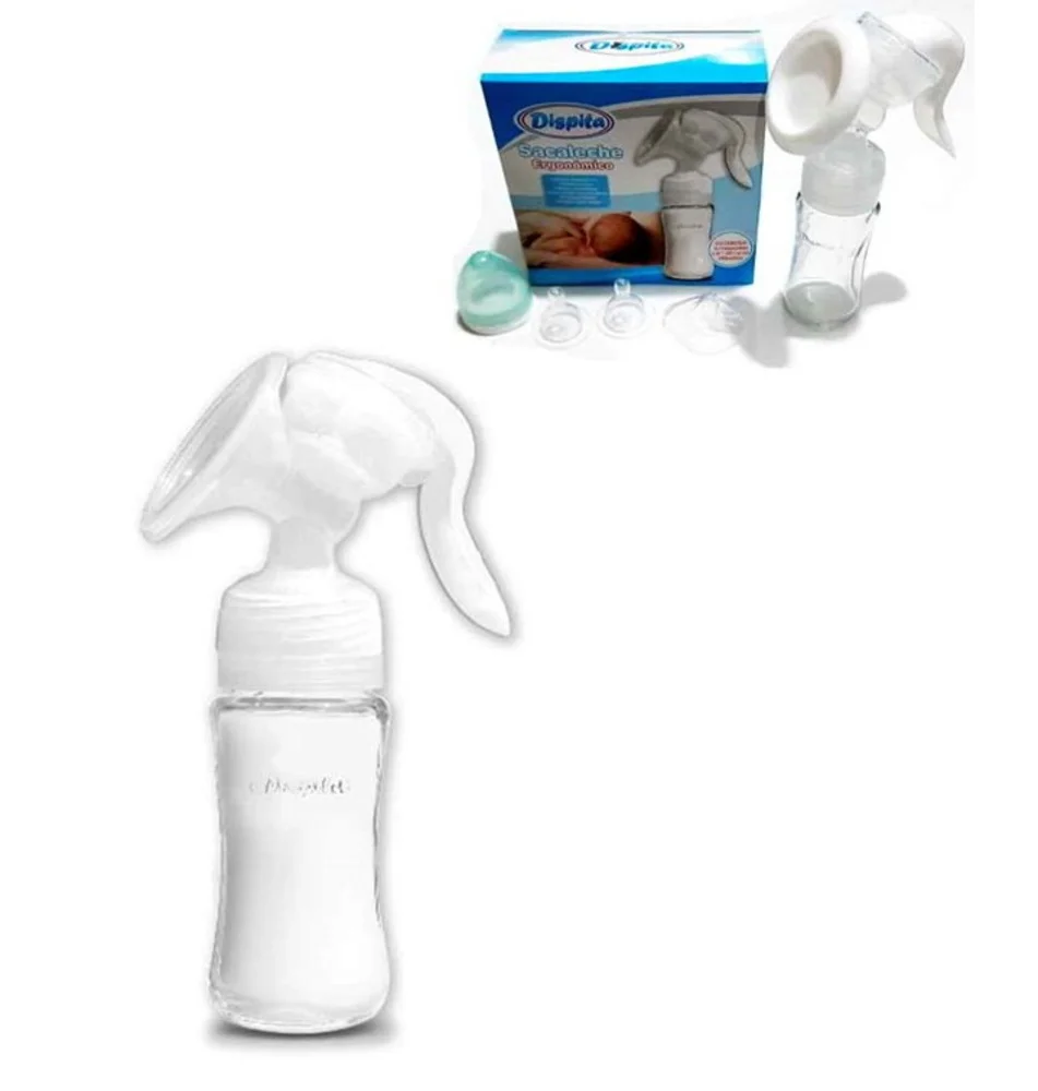 SACALECHE ERGONOMICO DE EXTRACCION SIMPLE C/MAMADERA DE VIDRIO - 10835