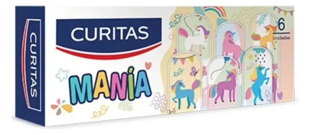 CURITAS MANIA UNICORNIO X6 UNIDADES