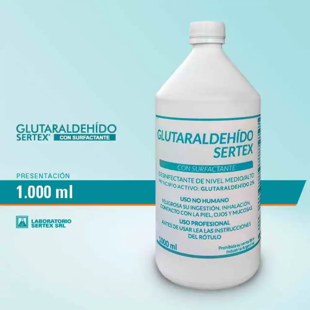 GLUTARALDEHIDO CON SURFACTANTE X 1LT