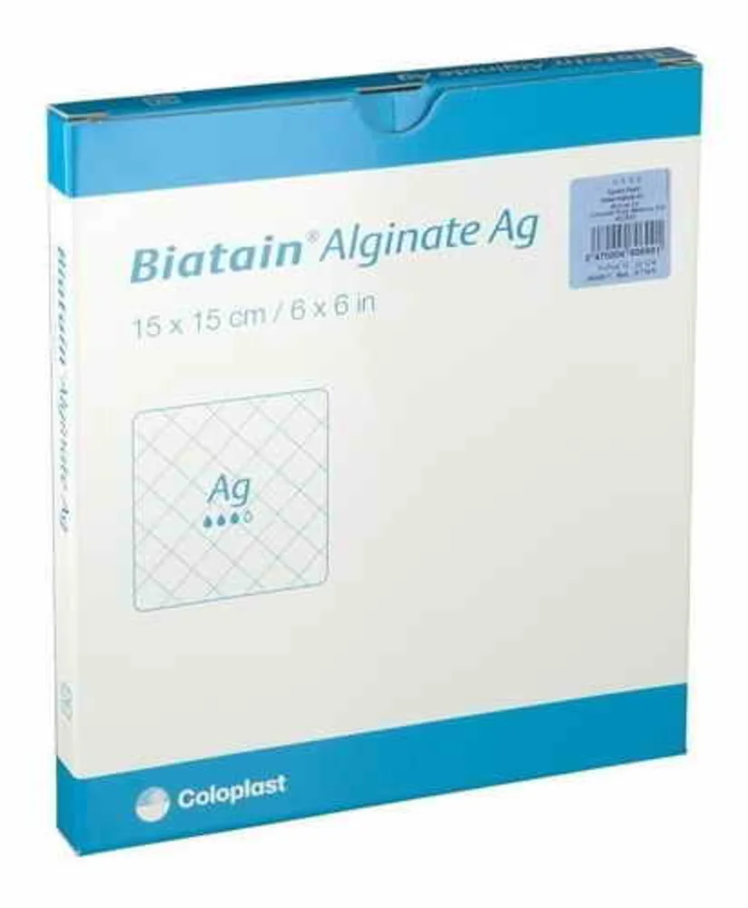 APOSITO DE ALGINATO 15 X 15 CM BIATAIN COD. 3715