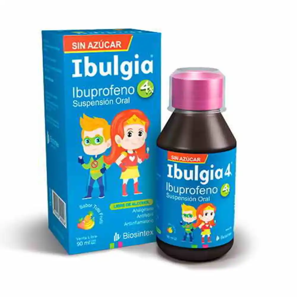 IBUPROFENO 4 %  X 90ML - IBULGIA
