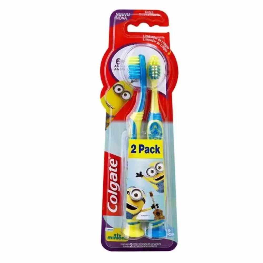 COLGATE MINIONS CEPILLO X2 +6A#OS