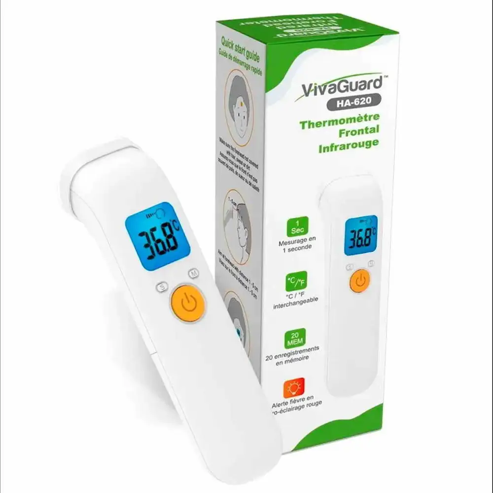 TERMOMETRO DIGITAL INFRARROJO HA-620 BLANCO VIVACHECK