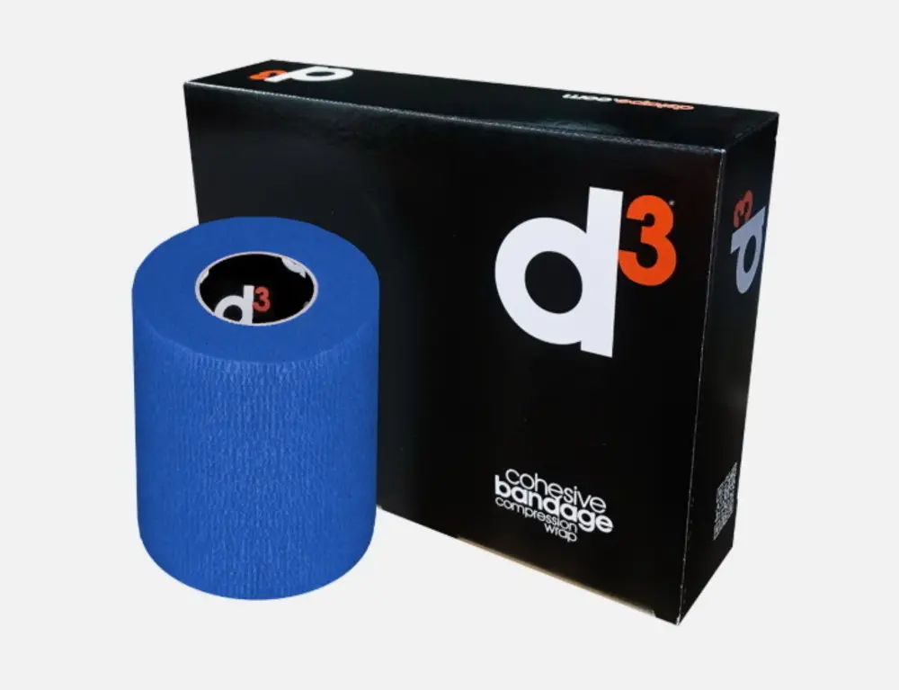 VENDA COBAN 7,5CM X 4,5M (AZUL). MARCA D3