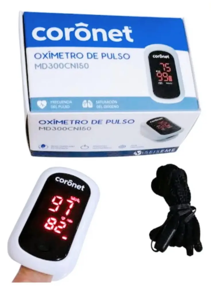 OXIMETRO DE PULSO ADULTO PEDIATRICO S/CURVA  -MD300CN150 LED X 1 UNIDAD