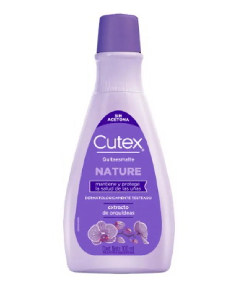 CUTEX QUITAESMALTE NATURE 100% VEGANO. SOLUCION X 100ML