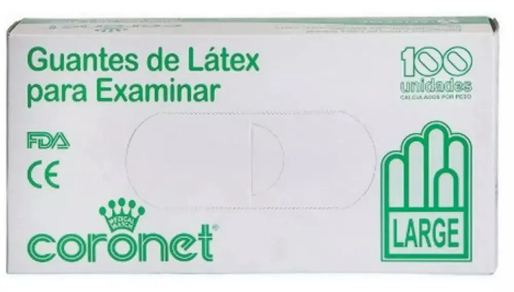 GUANTE EXAMEN GRANDE X 100 UNIDADES