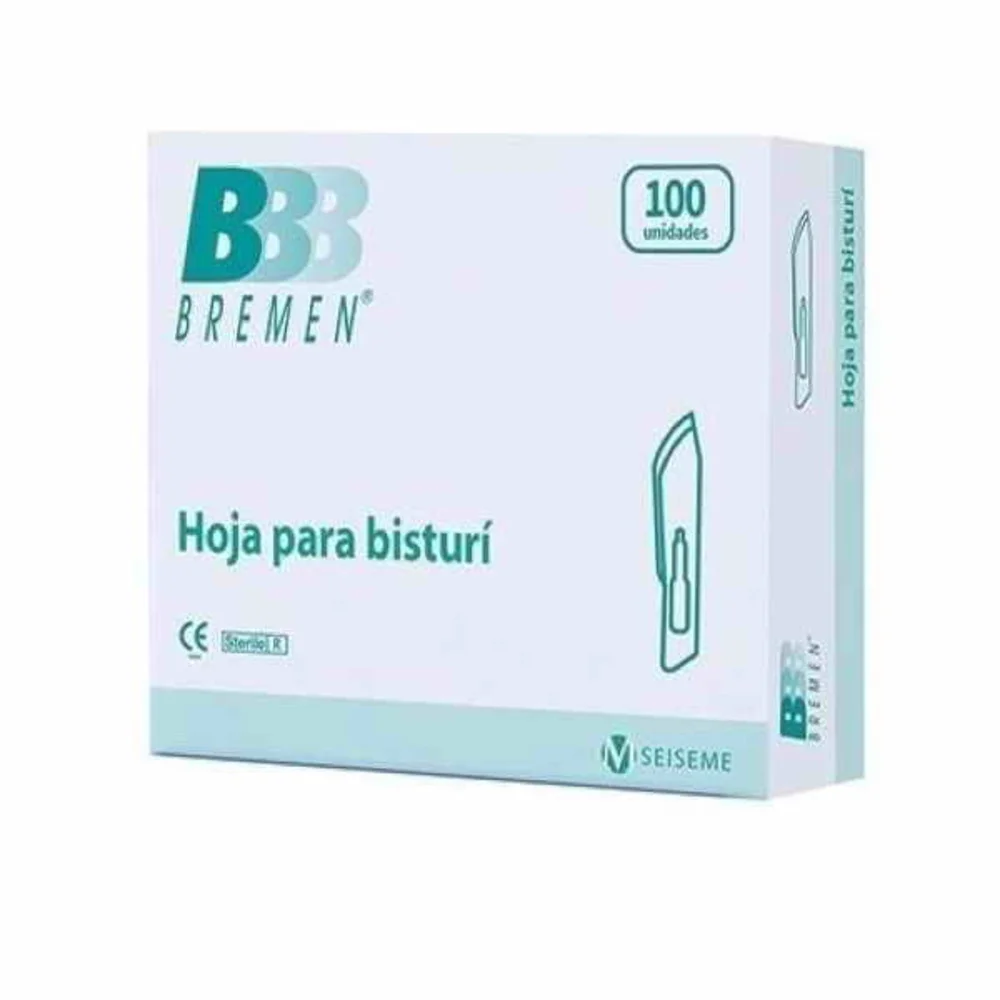 HOJA PARA BISTURI N° 10 X 100 UNIDADES