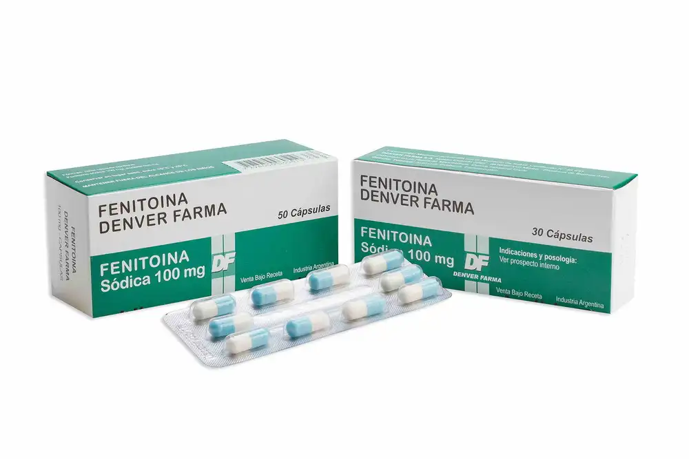 FENITOINA 100MG X 10 CAPSULAS (DENVER FARMA) - C3