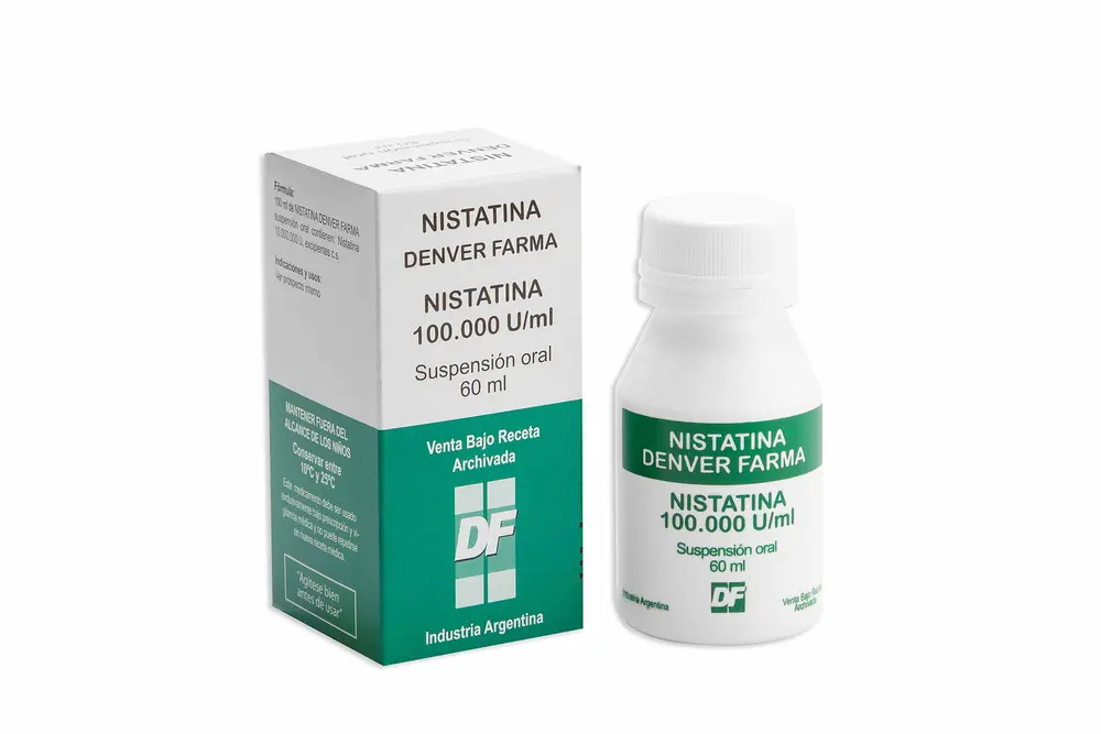 NISTATINA 100.000 U/ML SUSP ORAL X 60ML (DENVER FARMA) - D7
