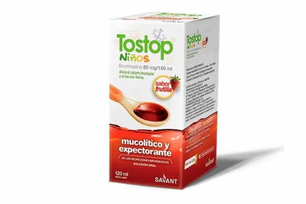 [218] TOSTOP NIÑOS X 120ML - BROMHEXINA - A4