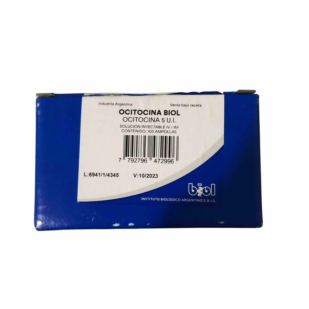 OCITOCINA 5 UI X 1 AMP. BIOL