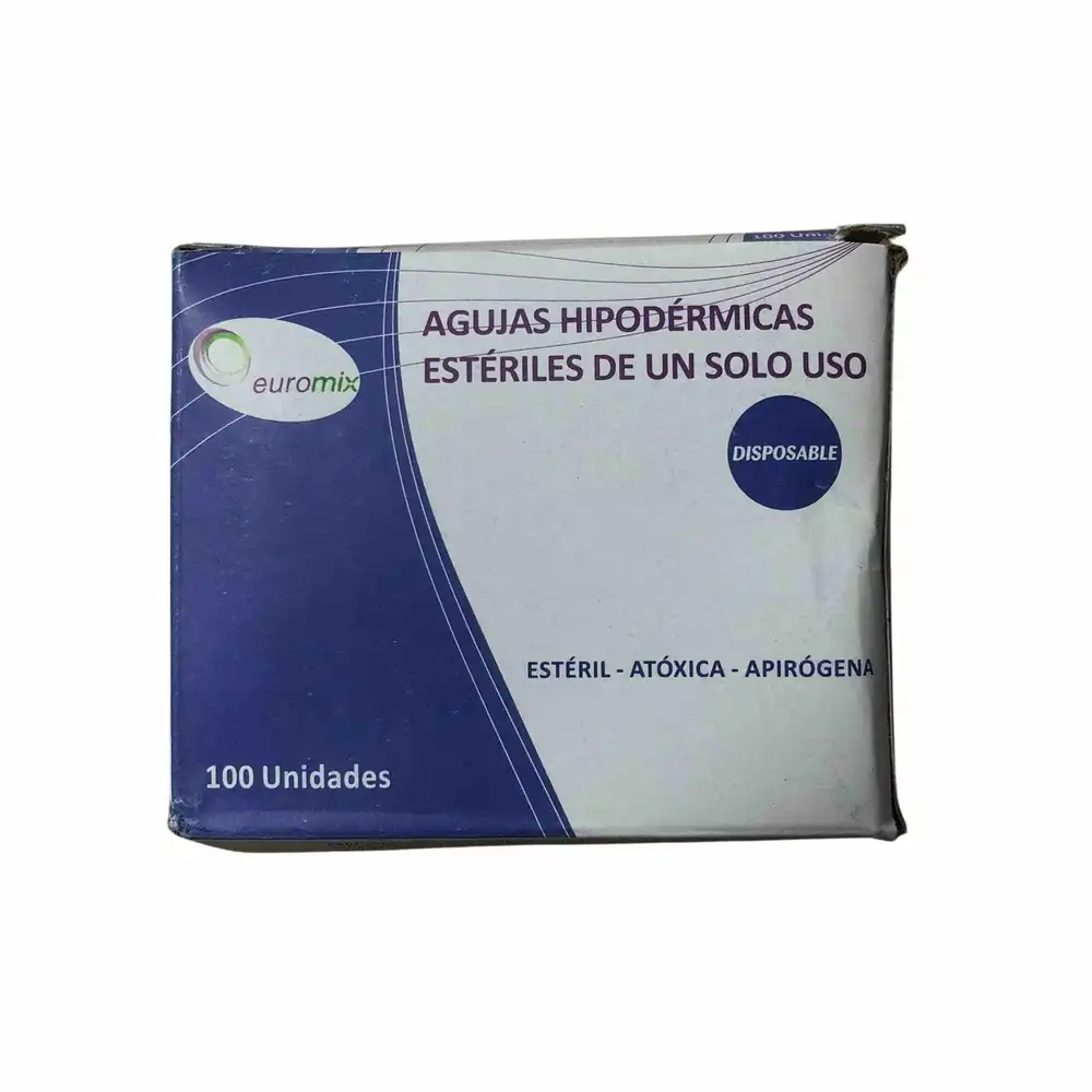 AGUJA DESCARTABLE 40/8 21 G X 1 1/2` - X 100 UNIDADES