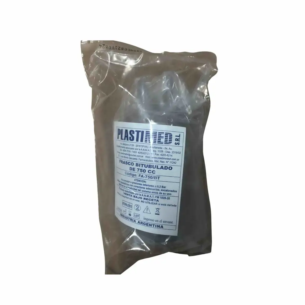 FRASCO BITUBULADO X 750 ML X UNIDAD