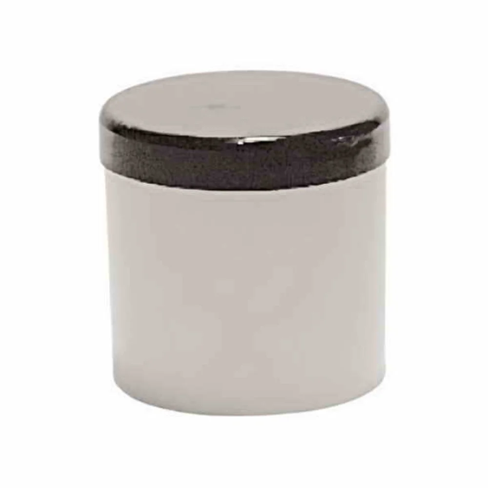 POTE SIMPLE BLANCO TAPA NEGRA X 10CC (SIN MARCA)