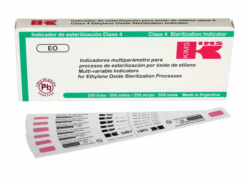 TIRAS P/ESTERILIZAR OXIDO DE ETILENO X 250 TYPE 4