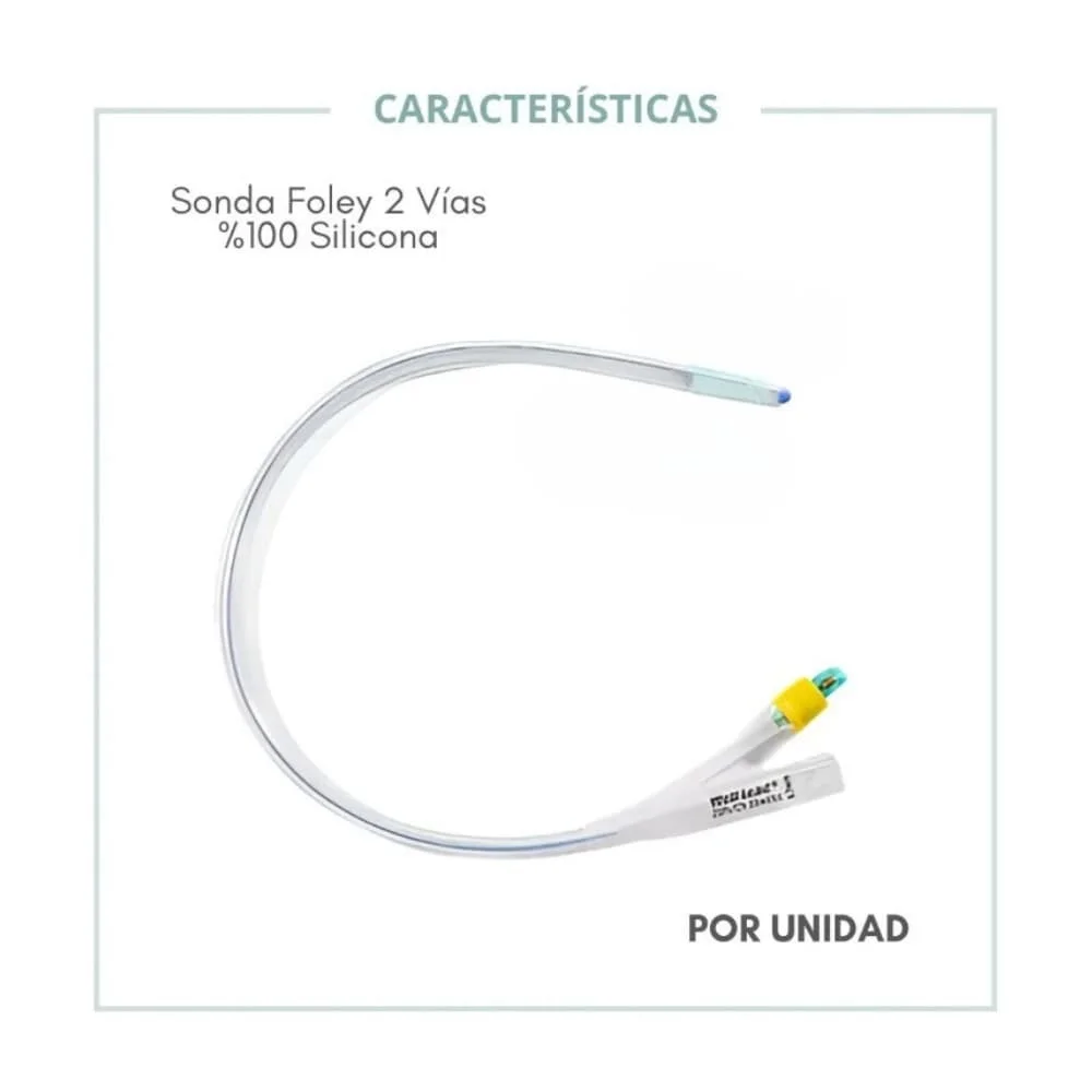 SONDA FOLEY 2 VIAS 100% SILICONA Nº 22