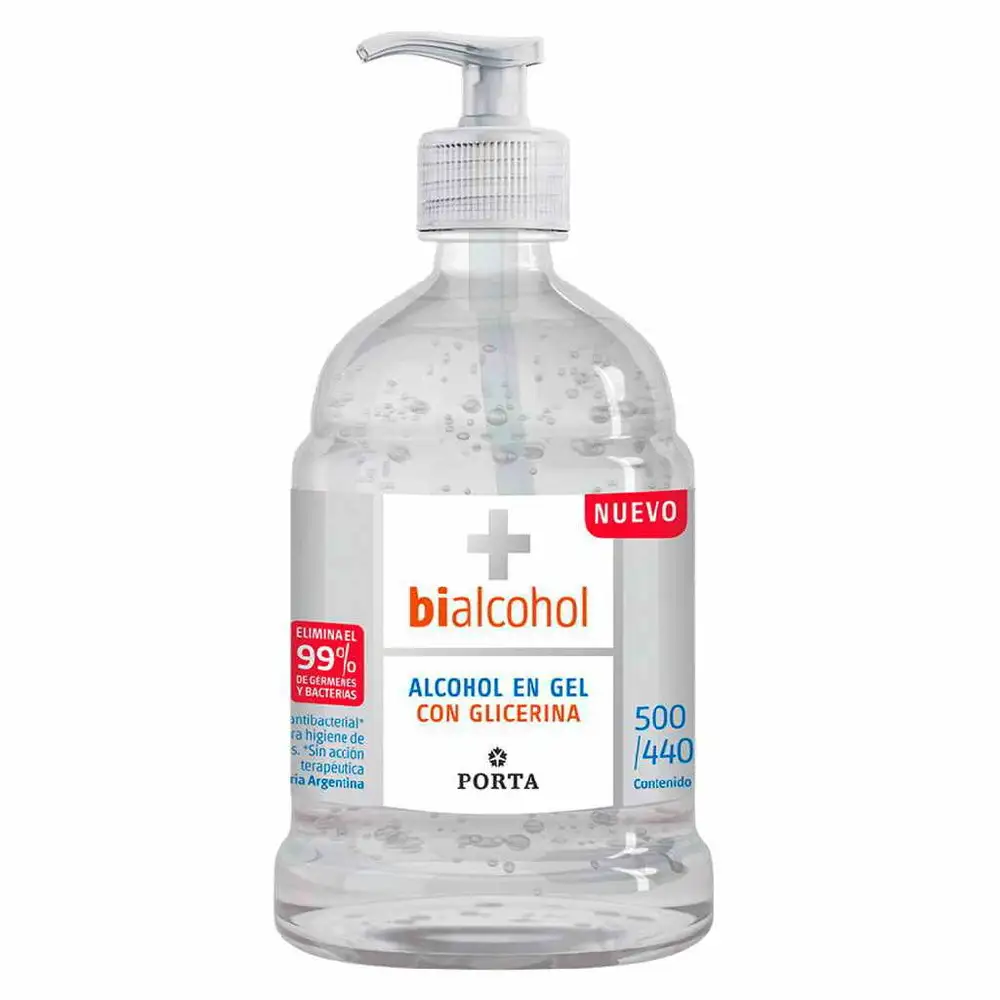 ALCOHOL EN GEL X 1000ML C/GLICERINA C/VALVULA DOSIF