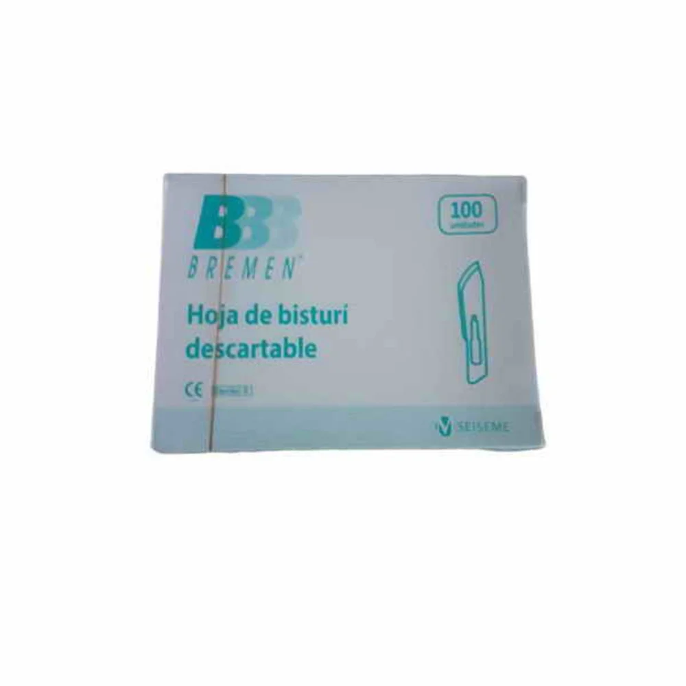 HOJA PARA BISTURI Nº 15 X 100 UNIDADES