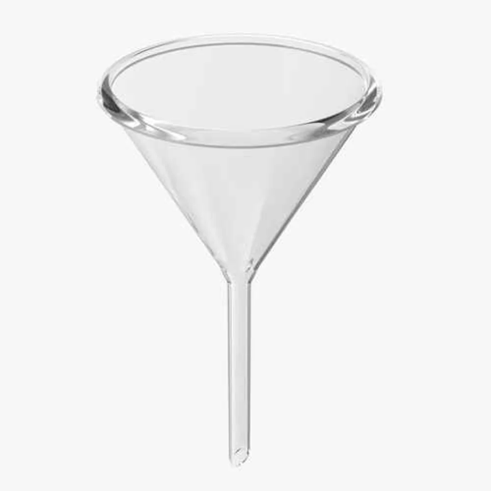EMBUDO DE VIDRIO 10 CM IMPORTADO