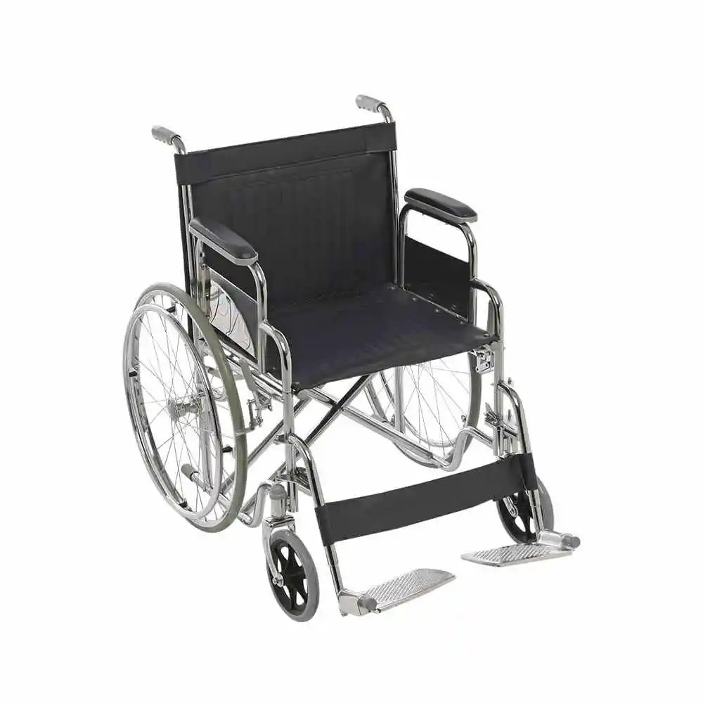 SILLA DE RUEDAS CROMADA S3011A P/OBESO
