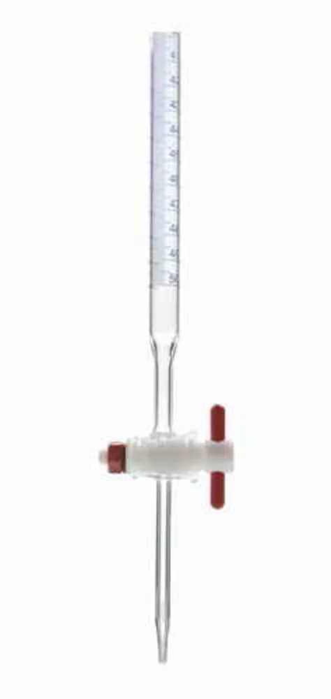 BURETA VIDRIO 25 ML C/ ROBINETE TEFLON