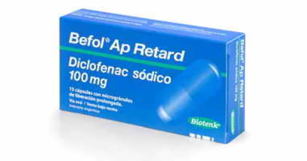 DICLOFENAC 100 MG. X 15 CAP. BIOTENK - B4