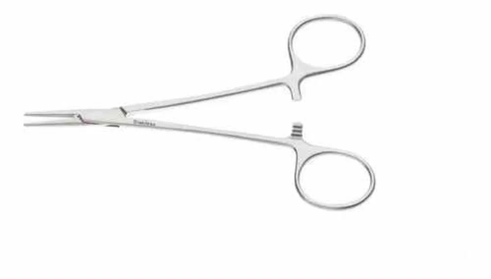 PINZA HALSTEAD SIN DIENTE 14 CM RECTA
