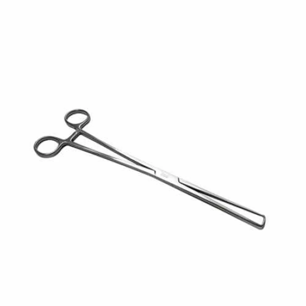 PINZA POZZI (ERINA/ROMPE BOLSA) -  ACERO INOX. 25 CM RECTA