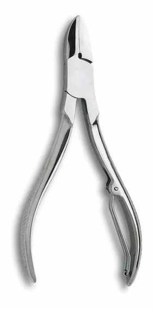 ALICATE PARA UÑAS 13 CM CONCAVO SIMPLE RESORTE