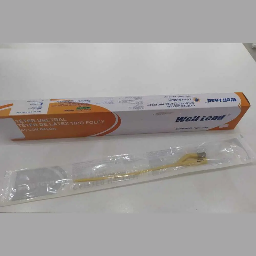 SONDA FOLEY 2 VIAS LATEX C/BALON Nº 10