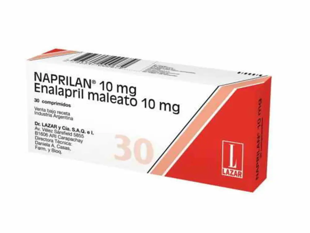 ENALAPRIL 10MG X 100 COMP. LAZAR - B3