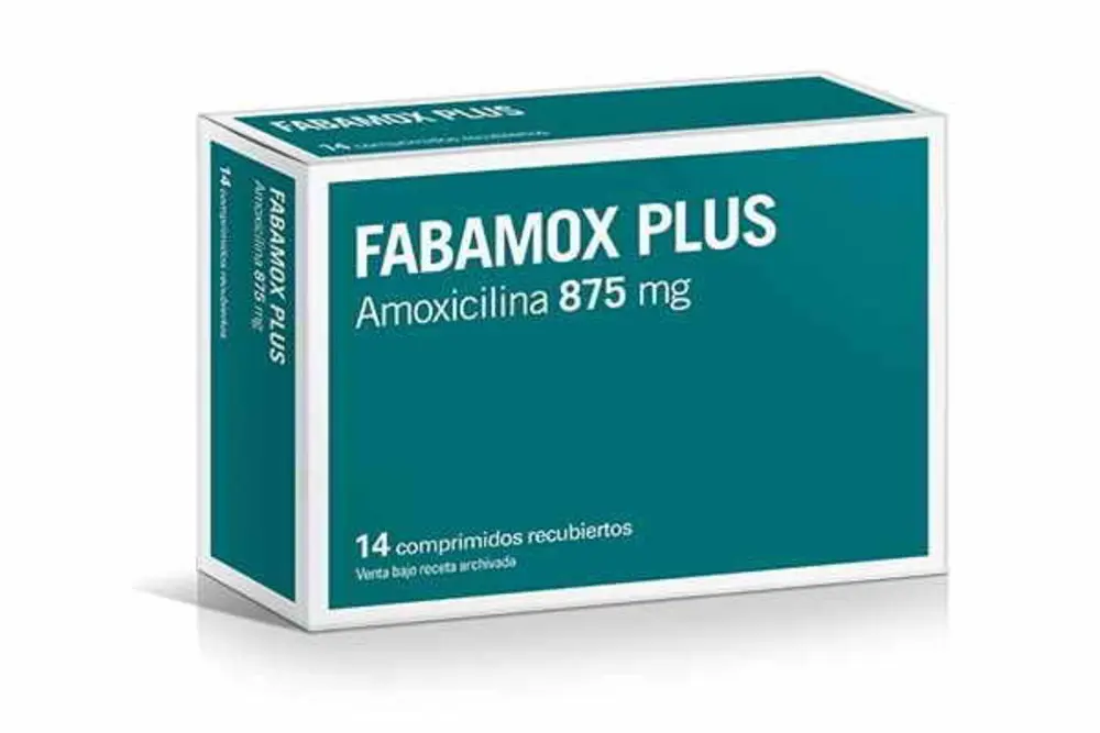 [8946] FABAMOX PLUS 875 MG X 14 COMP. (AMOXICILINA) - A2
