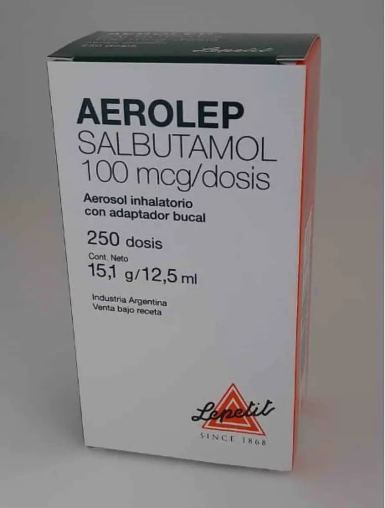 SALBUTAMOL AER. X 250 DS AEROLEP (LEPETIT) - D8
