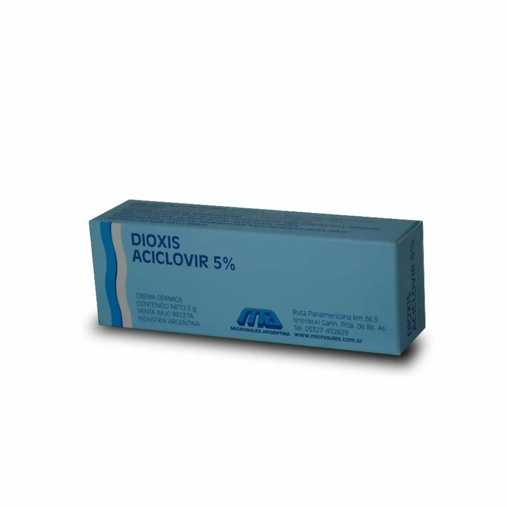 ACICLOVIR 5% 5GR - DIOXIS - MICROSULES - A7