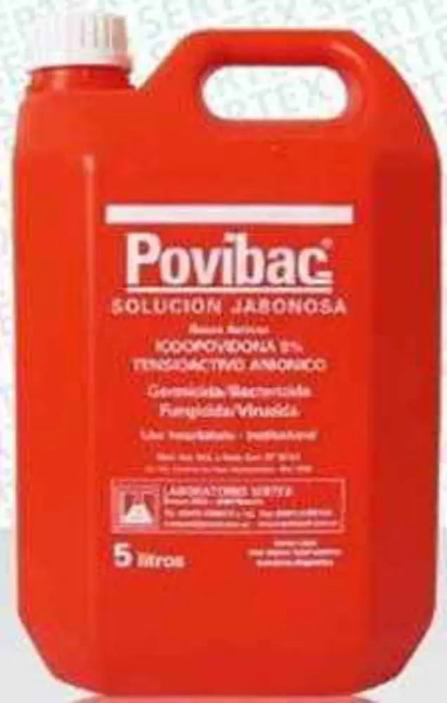SOLUCION JABONOSA IODOPOVIDONA AL 5% X 5LT X UNIDAD