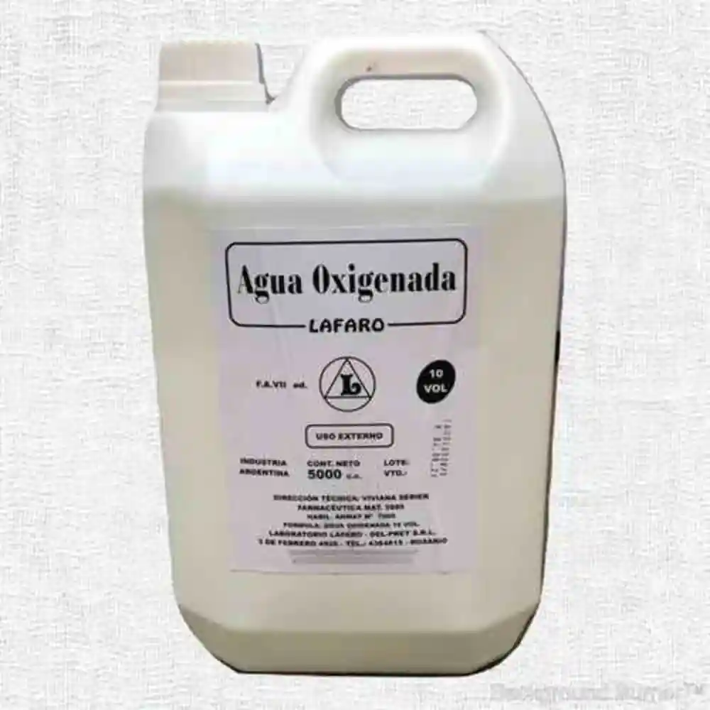 AGUA OXIGENADA  10 VOL X 5 LT - LAFARO