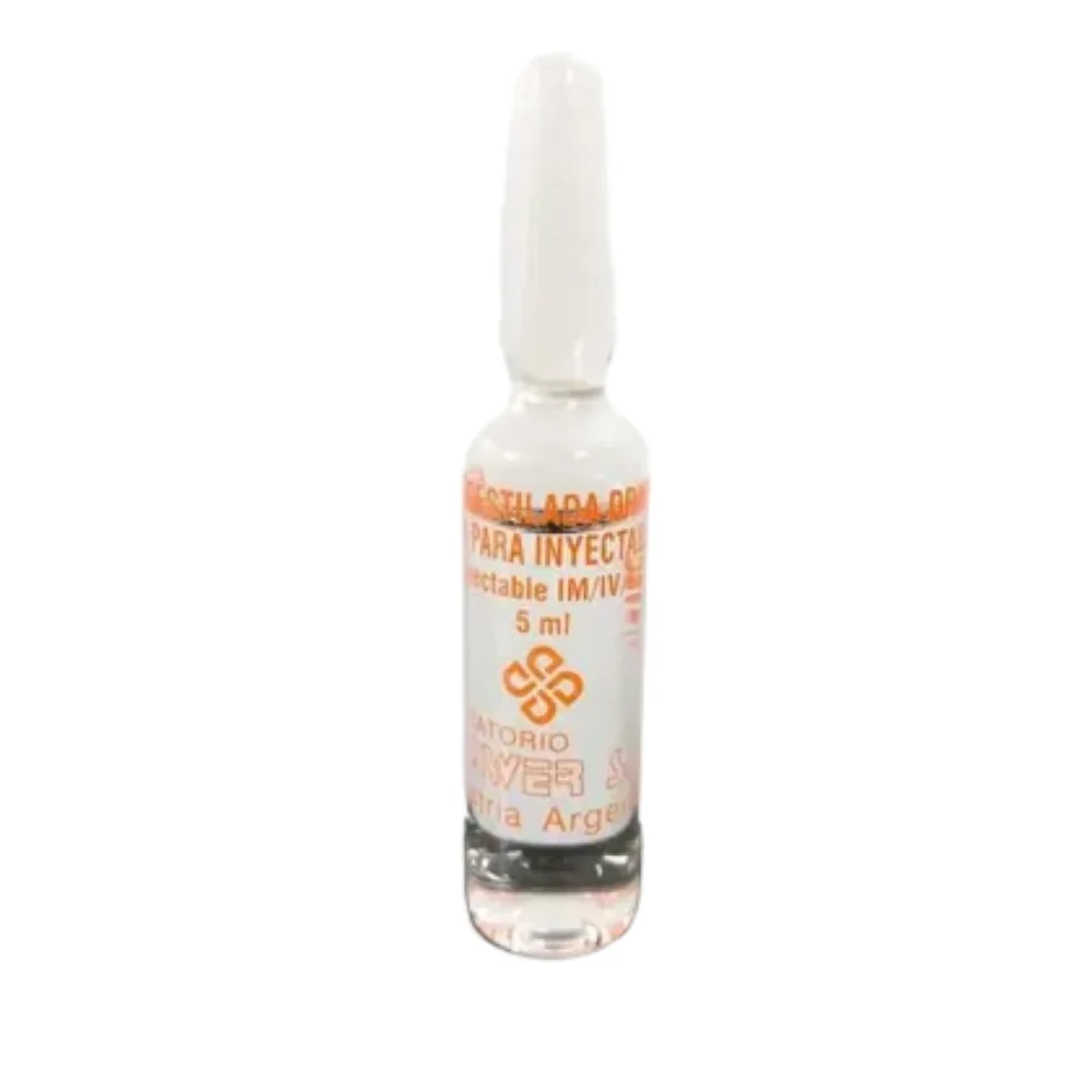 [10910] AGUA DESTILADA X 1  AMP X 5 ML  - LAVIMAR - B8