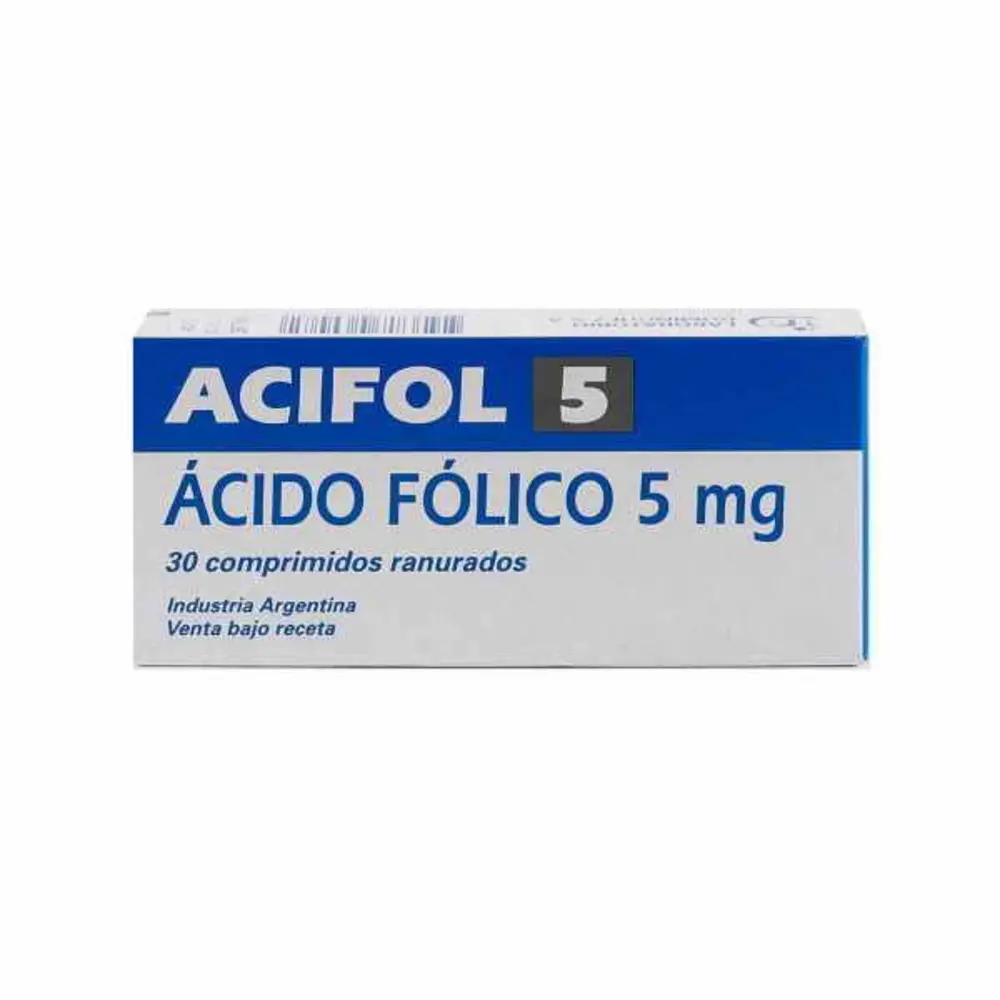 ACIDO FOLICO 5 MG COMP VANNIER - B7